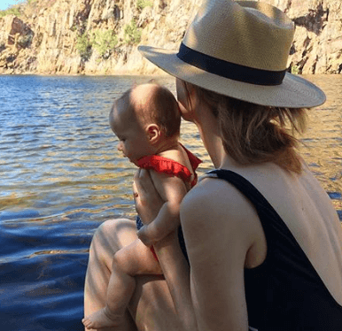 Moment Between Mother And Kid